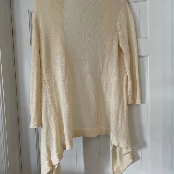 Loft Gorgeous Off White Open Front Cardigan Size s - Picture 2 of 7